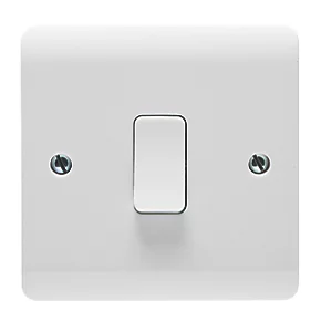 Crabtree Instinct 20A 1-Gang DP Control Switch White with LED 2 Crabtree Instinct 20A 1-Gang DP Control Switch White with LED - Image 2