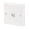 Varilight V-Pro 1-Gang 1-Way LED Touch / Remote Dimmer Switch White