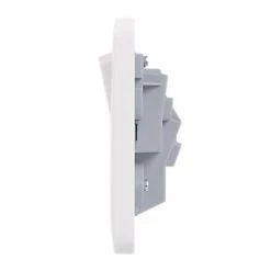 Schneider Electric Lisse 13A 1-Gang DP Switched Plug Socket White -White Switches & Sockets Sales Store 1342J A2