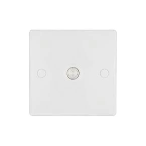 Schneider Electric Ultimate Slimline Coaxial TV Socket White 2 Schneider Electric Ultimate Slimline Coaxial TV Socket White - Image 2