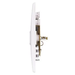 Schneider Electric Ultimate Slimline Coaxial TV Socket White 3 Schneider Electric Ultimate Slimline Coaxial TV Socket White - Image 3
