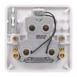Schneider Electric Lisse 50A 1-Gang DP Cooker Switch White with LED -White Switches & Sockets Sales Store 1658J A3