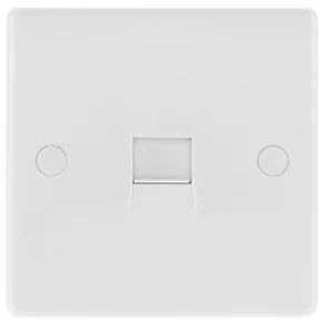 British General 800 Series Slave Telephone Socket White 2 British General 800 Series Slave Telephone Socket White - Image 2