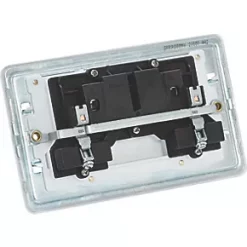 Knightsbridge SFR9000MW 13A 2-Gang DP Switched Double Socket Matt White with White Inserts 6 Knightsbridge SFR9000MW 13A 2-Gang DP Switched Double Socket Matt White with White Inserts -White Switches & Sockets Sales Store 206TY A2