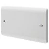 Crabtree Instinct 2-Gang Blanking Plate White