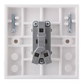 British General 900 Series 10AX 1-Gang 2-Way 'Press' Retractive Switch White 4 British General 900 Series 10AX 1-Gang 2-Way 'Press' Retractive Switch White - Image 4