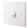 British General 900 Series 10AX 1-Gang 2-Way 'Press' Retractive Switch White