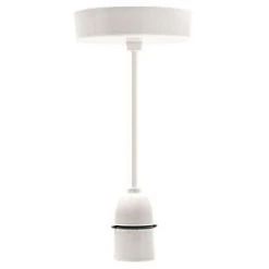 British General 6" Pendant Set BC White -White Switches & Sockets Sales Store 22210 A2