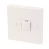 13A Switched Fused Spur White