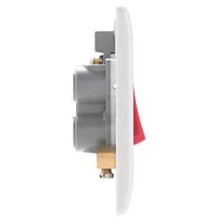 British General 800 Series 45A 1-Gang DP Cooker Switch White with LED -White Switches & Sockets Sales Store 240HV A2