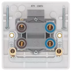 British General 800 Series 45A 1-Gang DP Cooker Switch White with LED -White Switches & Sockets Sales Store 240HV A3