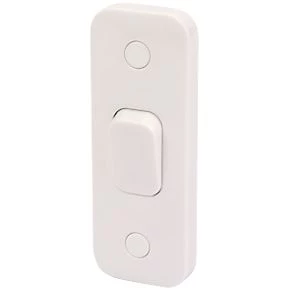 Schneider Electric Lisse 10AX 1-Gang 2-Way Retractive Architrave Switch White 1 Schneider Electric Lisse 10AX 1-Gang 2-Way Retractive Architrave Switch White