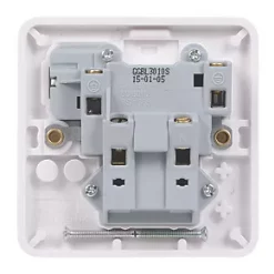 Schneider Electric Lisse 13A 1-Gang SP Switched Plug Socket White -White Switches & Sockets Sales Store 2470J A3
