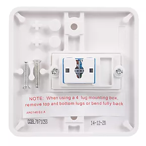Schneider Electric Lisse RJ45 Ethernet Socket White 4 Schneider Electric Lisse RJ45 Ethernet Socket White - Image 4