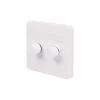 Schneider Electric Lisse 2-Gang 2-Way Dimmer Switch White