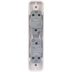 Schneider Electric Lisse 10AX 2-Gang 2-Way Rocker Switch White -White Switches & Sockets Sales Store 2669X A3