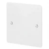 MK Edge 1-Gang Blanking Plate White