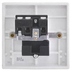 British General 900 Series 13A 1-Gang Unswitched Plug Socket White -White Switches & Sockets Sales Store 29370 A2