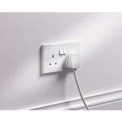 Knightsbridge SN9KW 13A 2-Gang SP Switched Smart Socket White -White Switches & Sockets Sales Store 294TY A2