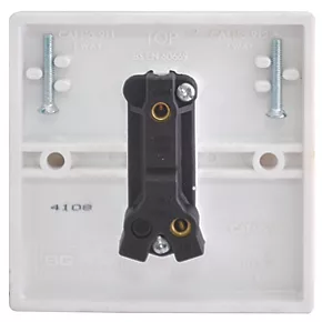 British General 900 Series 10AX 1-Gang 2-Way Light Switch White 3 British General 900 Series 10AX 1-Gang 2-Way Light Switch White - Image 3
