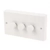 Varilight V-Dim 3-Gang 2-Way Dimmer Switch White