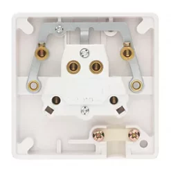 Crabtree Capital 20A 1-Gang DP Immersion Heater Switch White -White Switches & Sockets Sales Store 3298J A3
