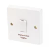 Crabtree Capital 20A 1-Gang DP Immersion Heater Switch White