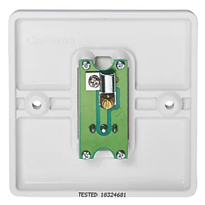 Crabtree Instinct Coaxial TV Socket White 3 Crabtree Instinct Coaxial TV Socket White - Image 3
