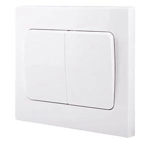 British General 900 Series 10AX 2-Gang 2-Way Light Switch White 1 British General 900 Series 10AX 2-Gang 2-Way Light Switch White