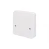 Schneider Electric Lisse 45A Unswitched Cooker Outlet Plate White
