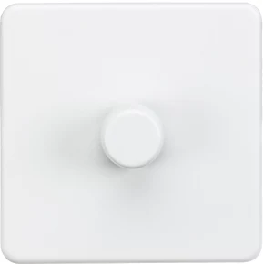 Knightsbridge SF2181MW 1-Gang 2-Way LED Dimmer Switch Matt White 1 Knightsbridge SF2181MW 1-Gang 2-Way LED Dimmer Switch Matt White