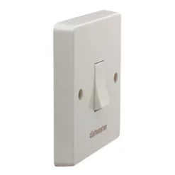 Crabtree Capital 20A 1-Gang DP Dishwasher Switch White -White Switches & Sockets Sales Store 4345J A2