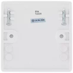 British General 1-Gang Blanking Plate White -White Switches & Sockets Sales Store 438HT A3