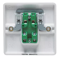 Crabtree Instinct 20A 1-Gang DP Control Switch White -White Switches & Sockets Sales Store 438HV A2