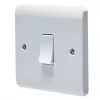 Crabtree Instinct 20A 1-Gang DP Control Switch White