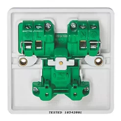 Crabtree Instinct 13A 1-Gang SP Switched Socket White -White Switches & Sockets Sales Store 469HV A2