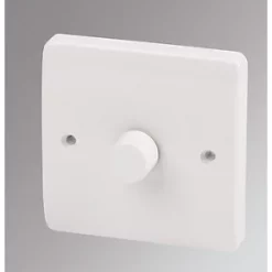 MK Logic Plus 1-Gang 2-Way Dimmer Switch White