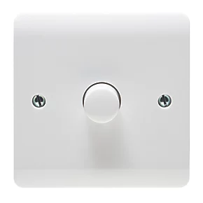 Crabtree Instinct 1-Gang 2-Way Dimmer Switch White 2 Crabtree Instinct 1-Gang 2-Way Dimmer Switch White - Image 2