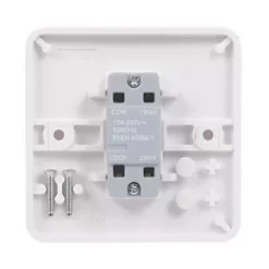 Schneider Electric Lisse 10AX 1-Gang 1-Way Retractive Bell Switch White 6 Schneider Electric Lisse 10AX 1-Gang 1-Way Retractive Bell Switch White -White Switches & Sockets Sales Store 5126J A2