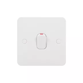 Schneider Electric Lisse 20AX 1-Gang DP Control Switch White with LED 2 Schneider Electric Lisse 20AX 1-Gang DP Control Switch White with LED - Image 2