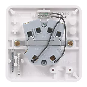 Schneider Electric Lisse 20AX 1-Gang DP Control Switch White with LED 4 Schneider Electric Lisse 20AX 1-Gang DP Control Switch White with LED - Image 4