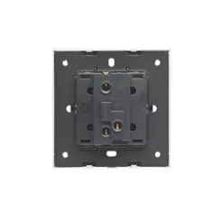 Retrotouch Crystal 10A 1-Gang 2-Way Light Switch White Glass -White Switches & Sockets Sales Store 5177J A3