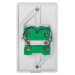 Crabtree Instinct 50A 2-Gang DP Control Switch White with LED -White Switches & Sockets Sales Store 518HV A3