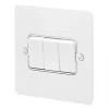 MK Edge 10AX 3-Gang 2-Way Light Switch White