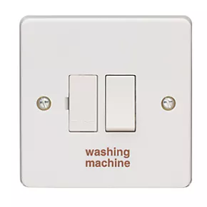 Crabtree Capital 13A Switched Washing Machine Fused Spur White 2 Crabtree Capital 13A Switched Washing Machine Fused Spur White - Image 2