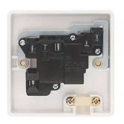 Crabtree Capital 13A Switched Washing Machine Fused Spur White 7 Crabtree Capital 13A Switched Washing Machine Fused Spur White -White Switches & Sockets Sales Store 5326J A3