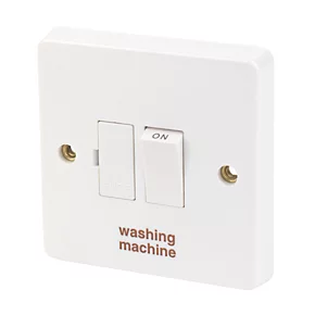 Crabtree Capital 13A Switched Washing Machine Fused Spur White 1 Crabtree Capital 13A Switched Washing Machine Fused Spur White