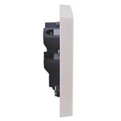 British General 900 Series 13A Unswitched Fused Spur & Flex Outlet White -White Switches & Sockets Sales Store 53282 A3