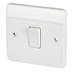 MK Logic Plus 10AX 1-Gang 1-Way Light Switch White 5 Pack 3 MK Logic Plus 10AX 1-Gang 1-Way Light Switch White 5 Pack - Image 3