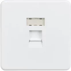Knightsbridge SFRJ45MW RJ45 Ethernet Socket Matt White